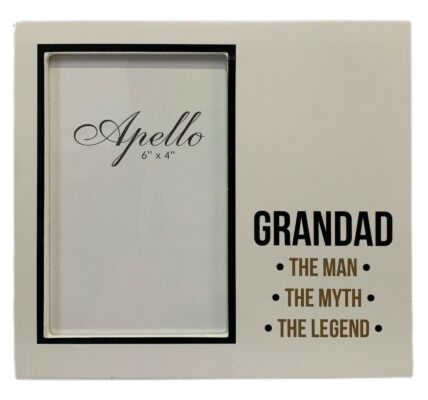 Grandad The Man The Myth The Legend Photo Frame Fathers Day Gift Idea