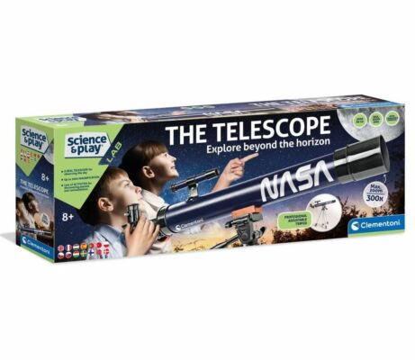 The Telescope NASA Clementoni Science & Play Lab Kids Telescope With Tripod Ages 8+