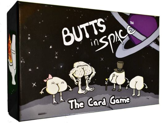 Butts In Space The Card Game Can You Gather More Toilet Paper Than Your Friends? Ages 9+