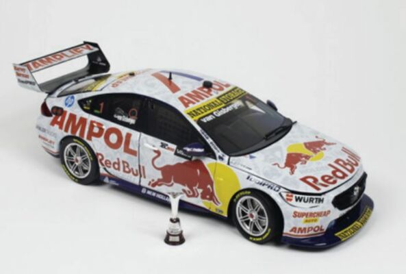 PRE ORDER $100 DEPOSIT - 2022 Championship Winner Adelaide 500 Shane Van Gisbergen #1 Red Bull Ampol Racing Holden ZB Commodore 1:12 Scale Model Car (FULL
PRICE - $599.00*)