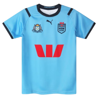 New South Wales NSW Blues 2024 NRL State of Origin SOO Puma Kids Youth Replica Jersey