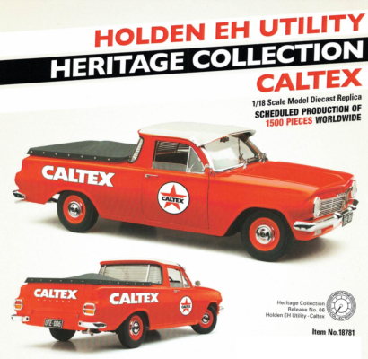 Holden EH Utility   Heritage Collection #6 Caltex  1:18 Scale Model Car