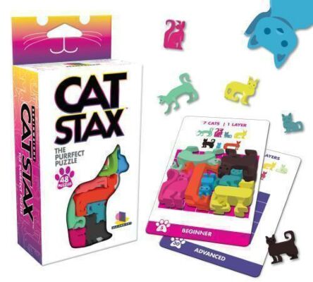 Cat Stax The Purrfect Puzzle 12 Cats 48 Challenging Puzzles