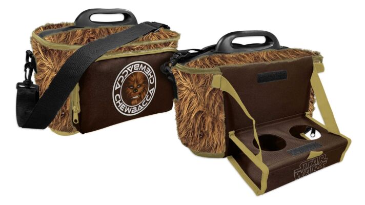 Star Wars Chewbacca Furry Large Esky Insulated Lunch Cooler Bag With Drinks Tray