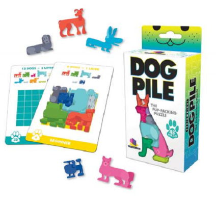 Dog Pile The Pup-Packing Puzzle 12 Dogs 48 Challenging Puzzles