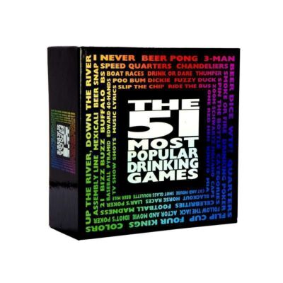 The 51 Most Popular Drinking Games Alcohol Gift Drinking Game Board