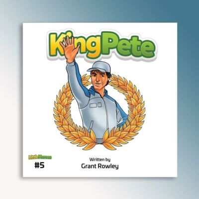 King Pete Little Heroes Peter Brock Australian Motorsport Legends Children's Book By Grant Rowley