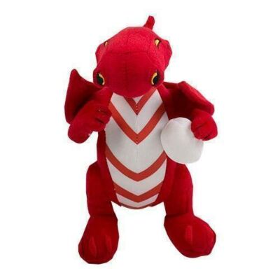 St George Dragons NRL Team Mascot Plush Toy Character With Football 27cm