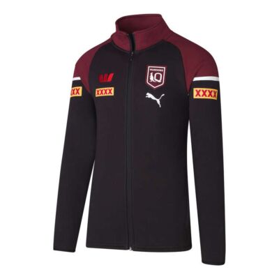 Queensland QLD Maroons 2024 NRL State of Origin SOO Puma Mens Adult Heritage Jacket