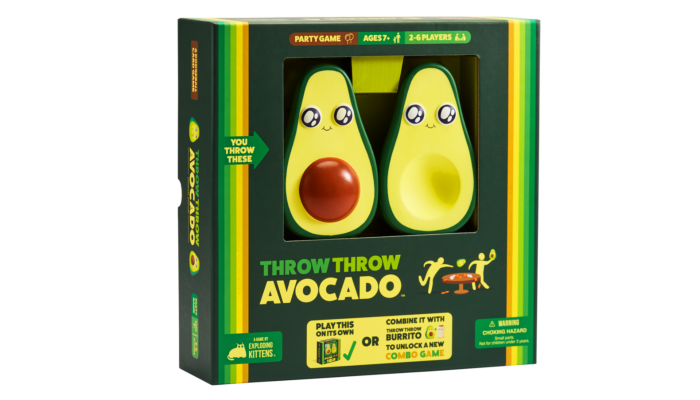 Throw Throw Avocado Card Game Family Friendly