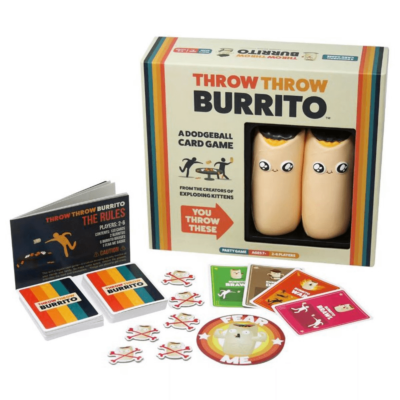 Throw Throw Burrito Family Friendly Dodgeball Card Game Ages 6+