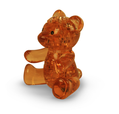 Teddy Bear 3D Crystal Jigsaw Puzzle 41 Pieces Fun Activity DIY Gift Idea