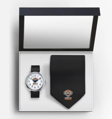 NRL Team Logo Watch & Tie Gift Pack