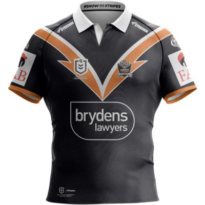 Wests Tigers 2024 NRL Team Retro 25 Years Steeden Kids Youth Home Jersey