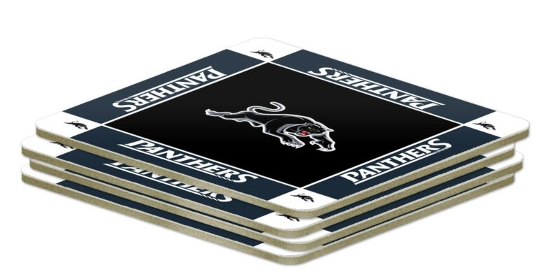 Penrith Panthers NRL Team Logo Pack of 4 Coasters