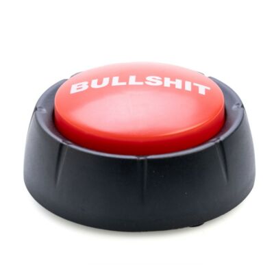 Bullshit Button With 6 Different Responses Novelty Joke Adults Only