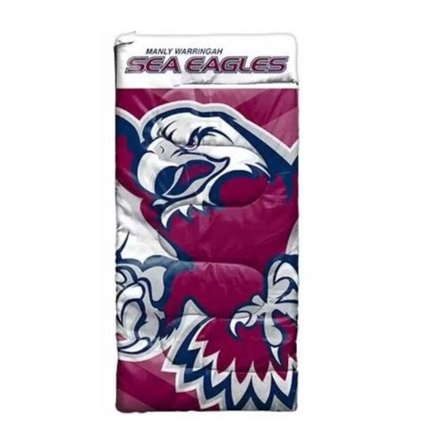 Manly Sea Eagles NRL Team Kids Polyester Sleeping Bag