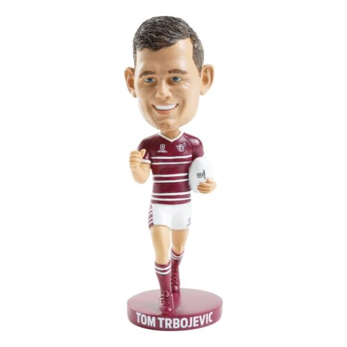 Tom Trbojevic Manly Sea Eagles NRL 2023 Edition Bobblehead Resin Figurine