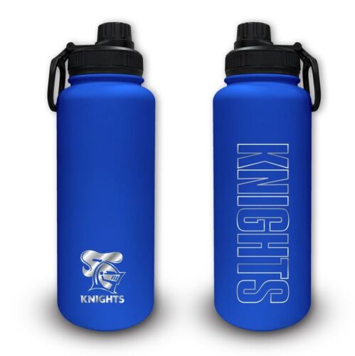 Newcastle Knights NRL Team Logo Stainless Steel Double Walled 960mL Drink Bottle 