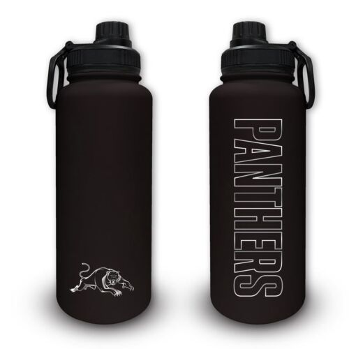 Penrith Panthers NRL Team Logo Stainless Steel Double Walled 960mL Drink Bottle 