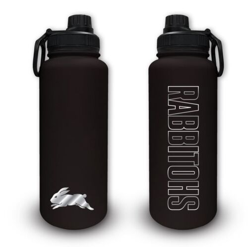 South Sydney Rabbitohs NRL Team Logo Stainless Steel Double Walled 960mL Drink Bottle 