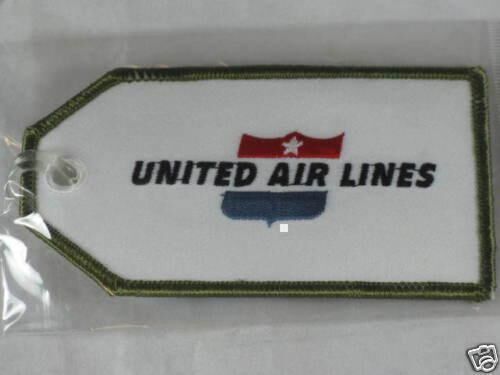 United Airlines Retro Luggage Bag Tag