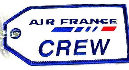 Air France Crew Luggage Bag Tag