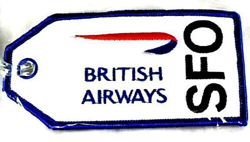BA British Airways San Francisco Luggage Bag Tag 