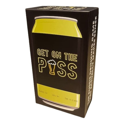 Get On The Piss Adults Only Drinking Board Game Ages 18+