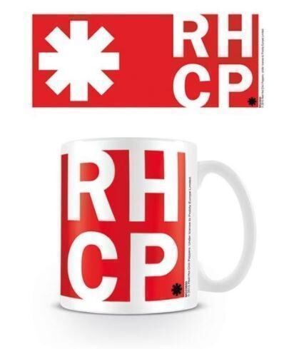 Red Hot Chili Peppers Red & White Design 300ml Coffee Tea Mug Cup
