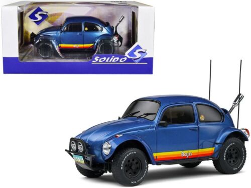 1975 Volkswagen VW Beetle Baja Metallic Blue Figure 1:18 Scale Model Car