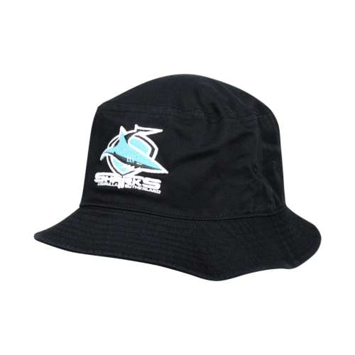 Cronulla Sharks NRL Team Logo Adults Unisex Twill Bucket Hat