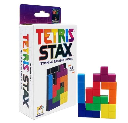 Tetris Stax Tetrimino Packing Puzzle 48 Challenging Puzzles Ages 8+
