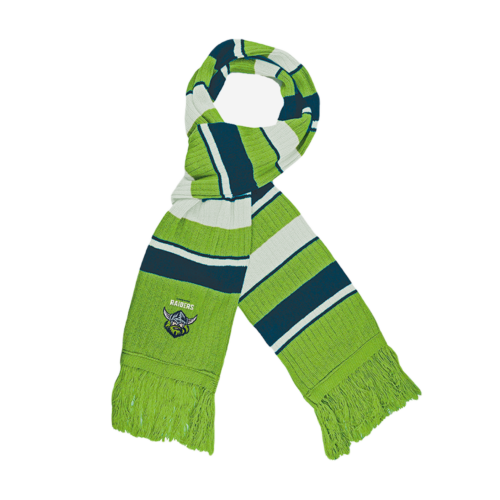 Canberra Raiders NRL Team Oxford Rib Knit Winter Neck Scarf 