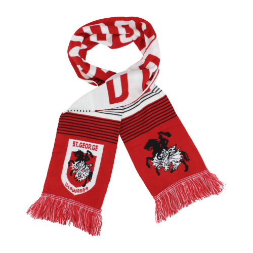 St George Dragons NRL Team Linebreak Jacquard Acrylic Scarf