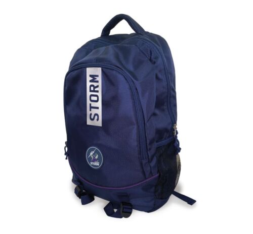 Melbourne Storm NRL Team Logo Stirling Backpack Back Pack School Carry Bag
