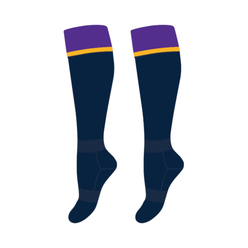 Melbourne Storm NRL Team Elite Supporter Socks Youth Size 2-8