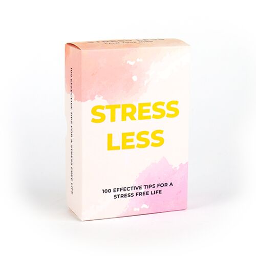 Stress Less Calm Your Mind Cards 100 Effective Tips For A Stress Free Life