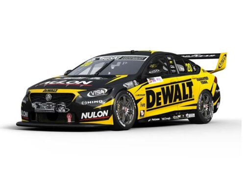 2020 Darwin Triple Crown 3rd Place Race 13 Scott Pye #20 Dewalt Racing Holden ZB Commodore 1:43 Scale Model Car