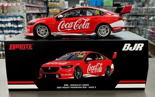 2021 Brad Jones Racing Macauley Jones #96 Coca Cola Repco Mount Panorama 500 Race 2 Holden ZB Commodore 1:18 Scale Die Cast Model Car 