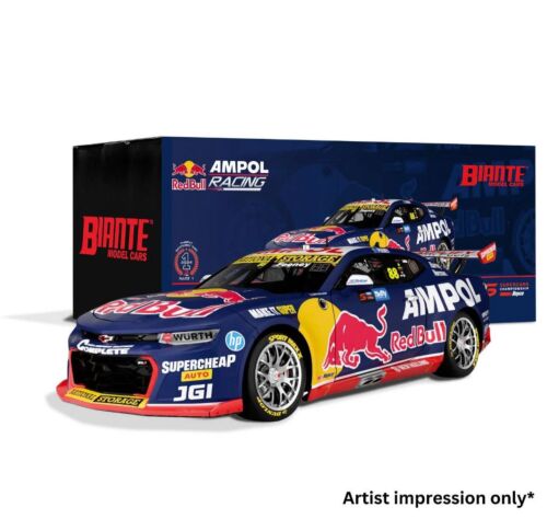 PRE ORDER $50 DEPOSIT - 2024 Thrifty Bathurst 500 #88 Broc Feeney Red Bull Ampol Racing Chevrolet Camaro Race 1 Winner 1:18 Scale Model Car (FULL PRICE - $299.00**)