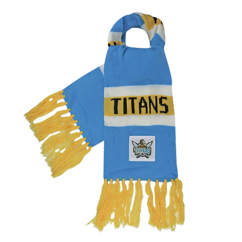 Gold Coast Titans NRL Team Cloth Patch Acrylic Bar Scarf