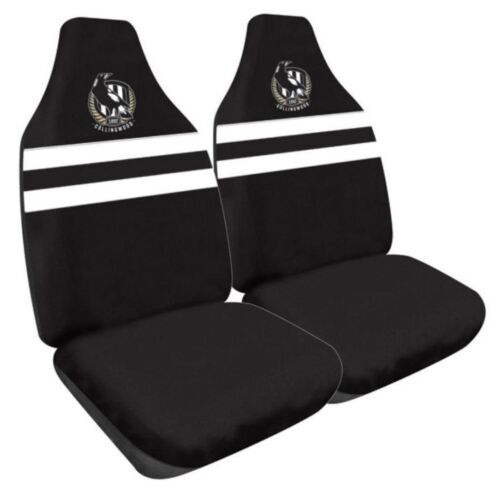 Collingwood Magpies AFL 2 Front Car Seat Covers
