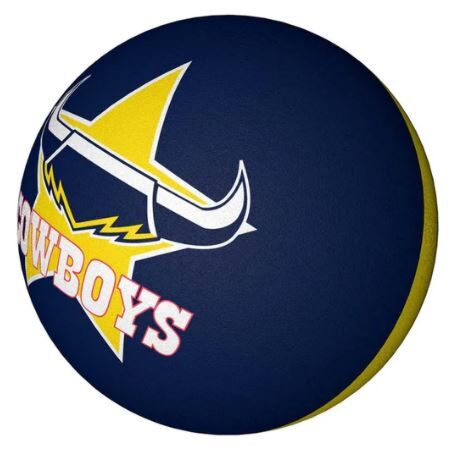 North Queensland Cowboys NRL Team Logo Coloured High Bounce Ball Handball