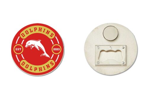 Dolphins NRL Team Logo Year Of Establishment Magnetic Bottle Opener