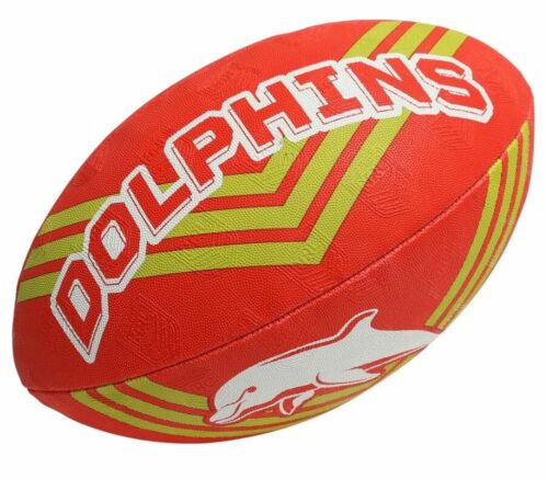 Dolphins NRL Logo Kids Mini Size 11 inch Football Foot Ball Footy