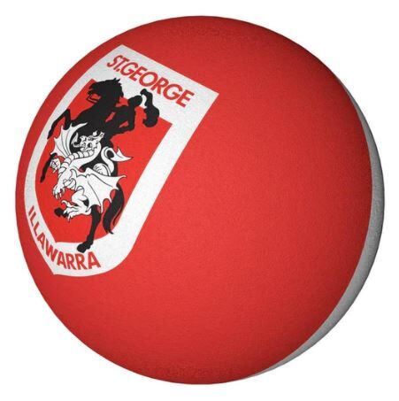 St George Illawarra Dragons NRL Team Logo Coloured High Bounce Ball Handball