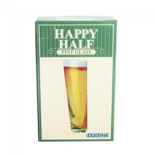 Happy Half Pint Drinking Glass 250ml Great Gift Idea
