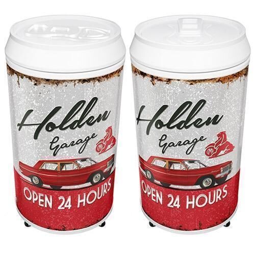 Holden Garage Open 24 Hours Logo 40L Can Shaped Fridge