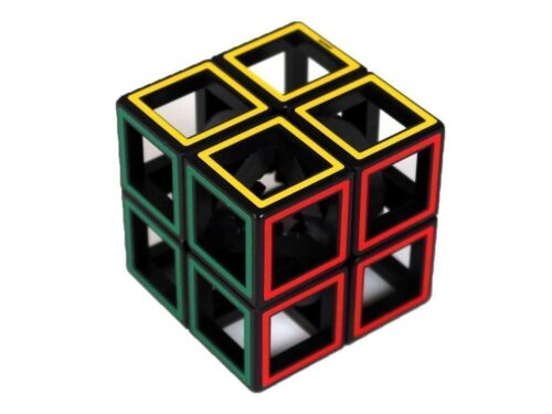 Hollow Two By Two Meffert's Cube Puzzle With A Twist Fun Game Gift Idea